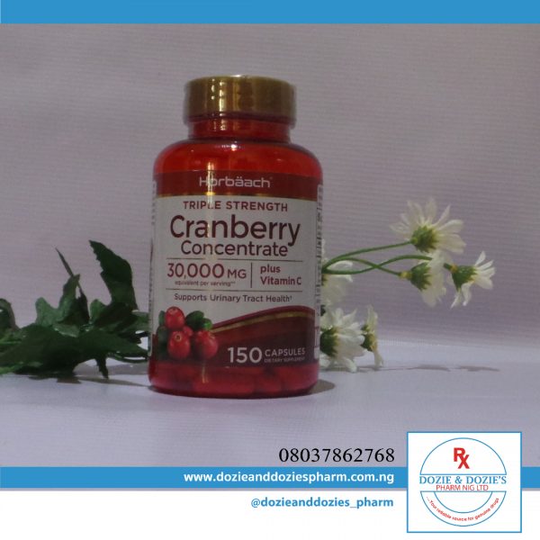 Horbaach Triple strength Cranberry Concentrate 30000mg